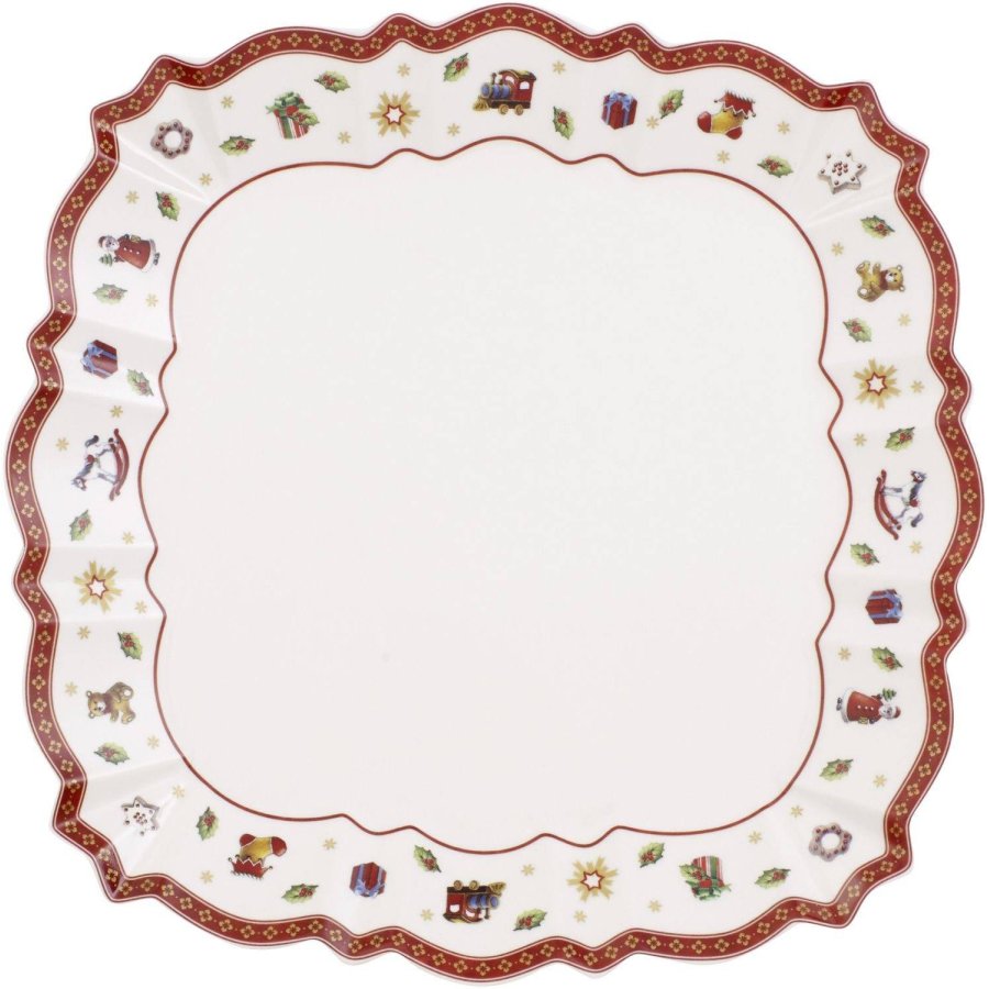 Villeroy & Boch Toy's Delight Serveringsfad 26,5x26,5 cm, Hvid