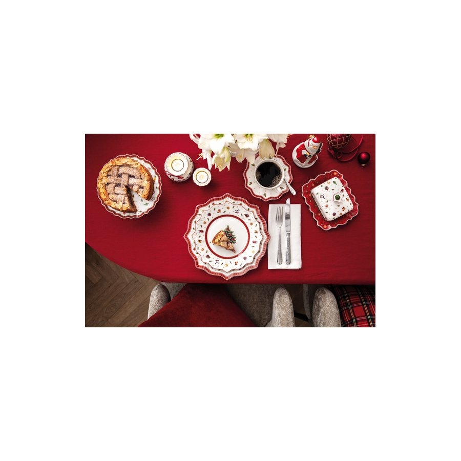 Villeroy & Boch Toy's Delight Teller 28 cm, Wei/Rot