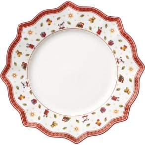 Villeroy & Boch Toy's Delight Teller 28 cm, Wei/Rot