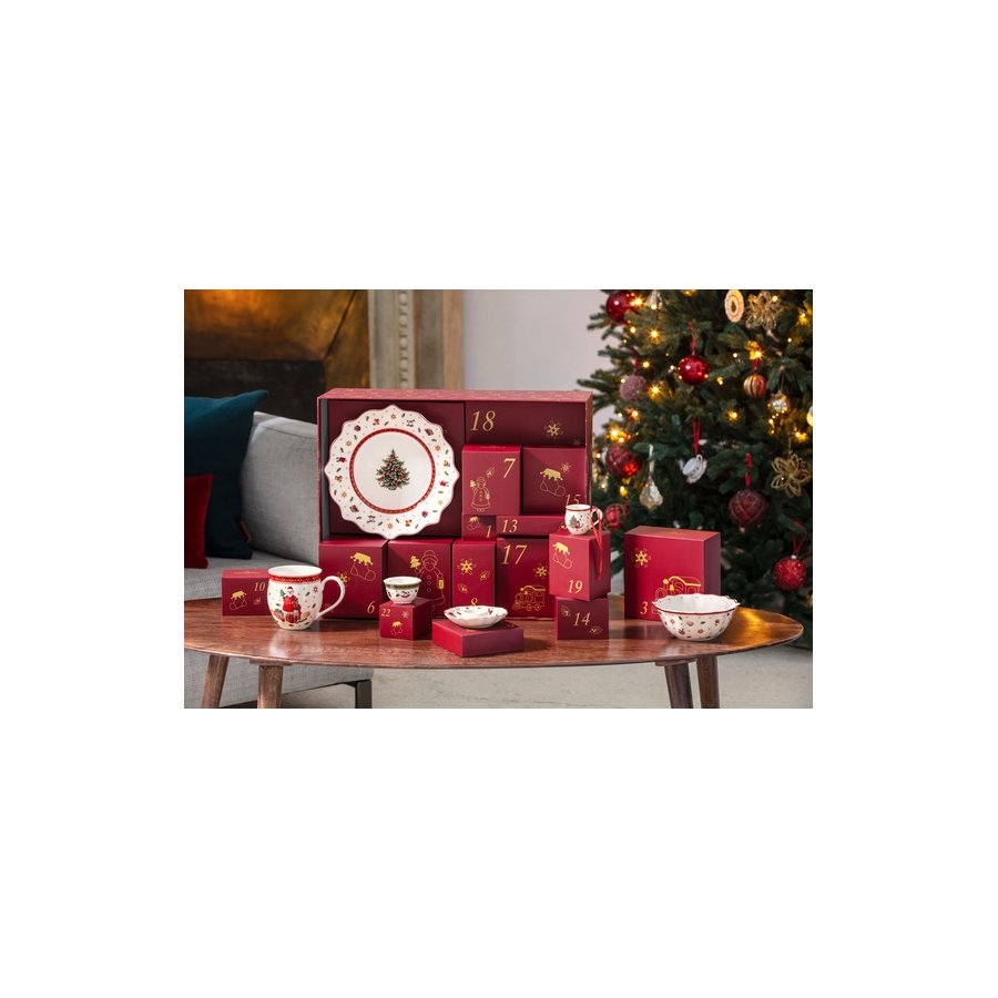 Villeroy & Boch Toy's Delight Tallerken 24 cm, Hvid/Rd