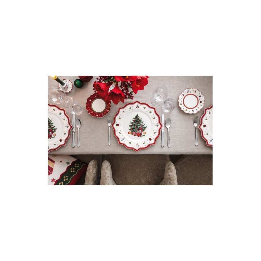 Villeroy & Boch Toy's Delight Teller 34,5 cm, Wei/Rot
