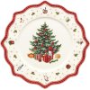 Villeroy & Boch Toy's Delight Teller 34,5 cm, Wei/Rot