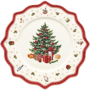Villeroy & Boch Toy's Delight Teller 34,5 cm, Wei/Rot
