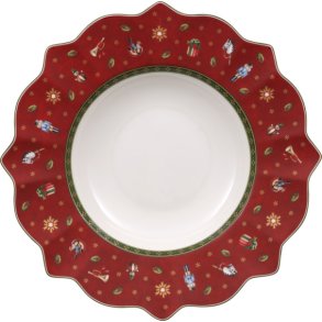 Villeroy & Boch Toy's Delight Suppenteller 26 cm, Wei/Rot