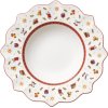 Villeroy & Boch Toy's Delight Dyb Tallerken 26 cm, Hvid/Rd