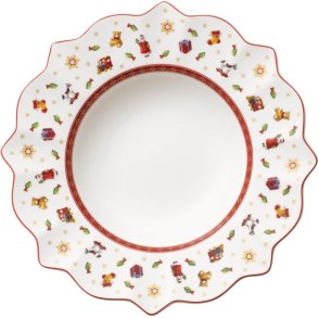 Villeroy & Boch Toy's Delight Suppenteller 26 cm, Wei/Rot