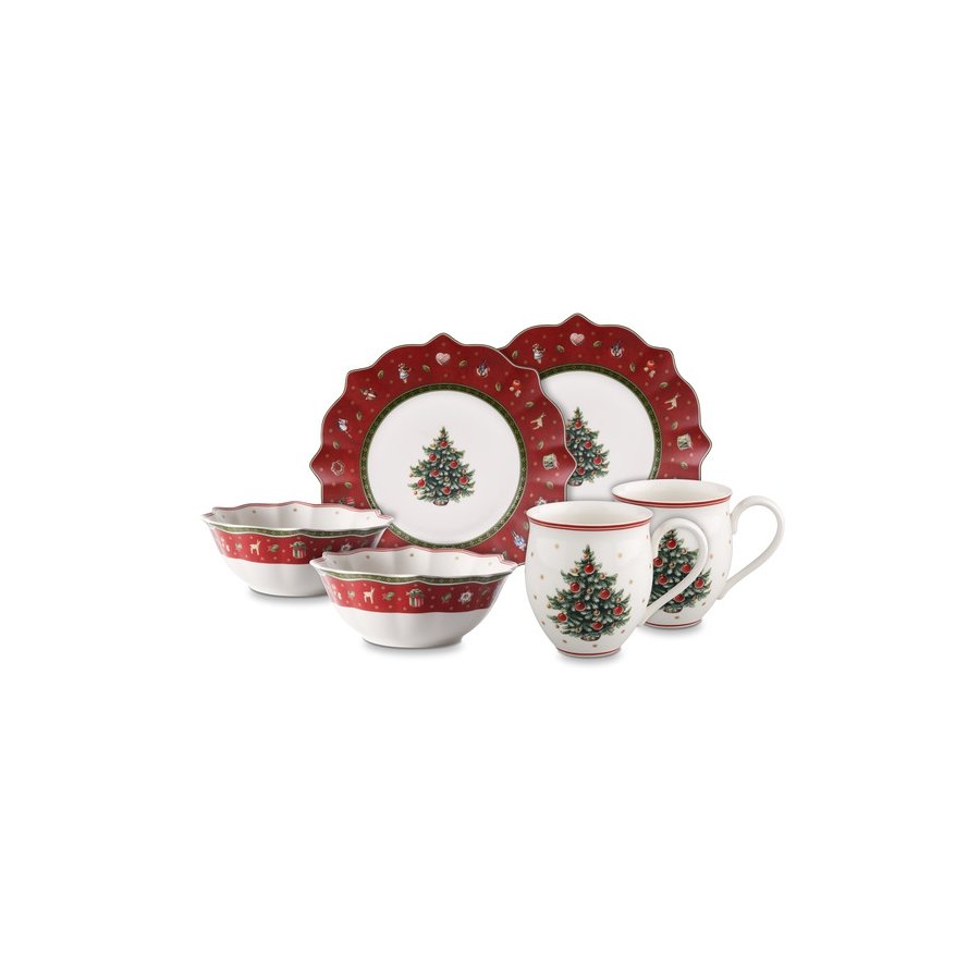 Villeroy & Boch Toy's Delight Morgenmadsst 6 Dele, Juletr