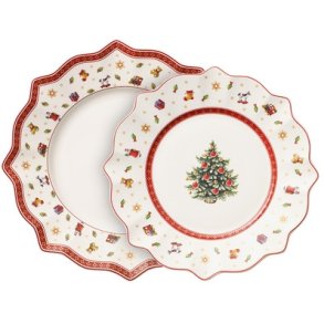 Villeroy & Boch Toy's Delight Tafelservice 8-teilig, Wei/Rot