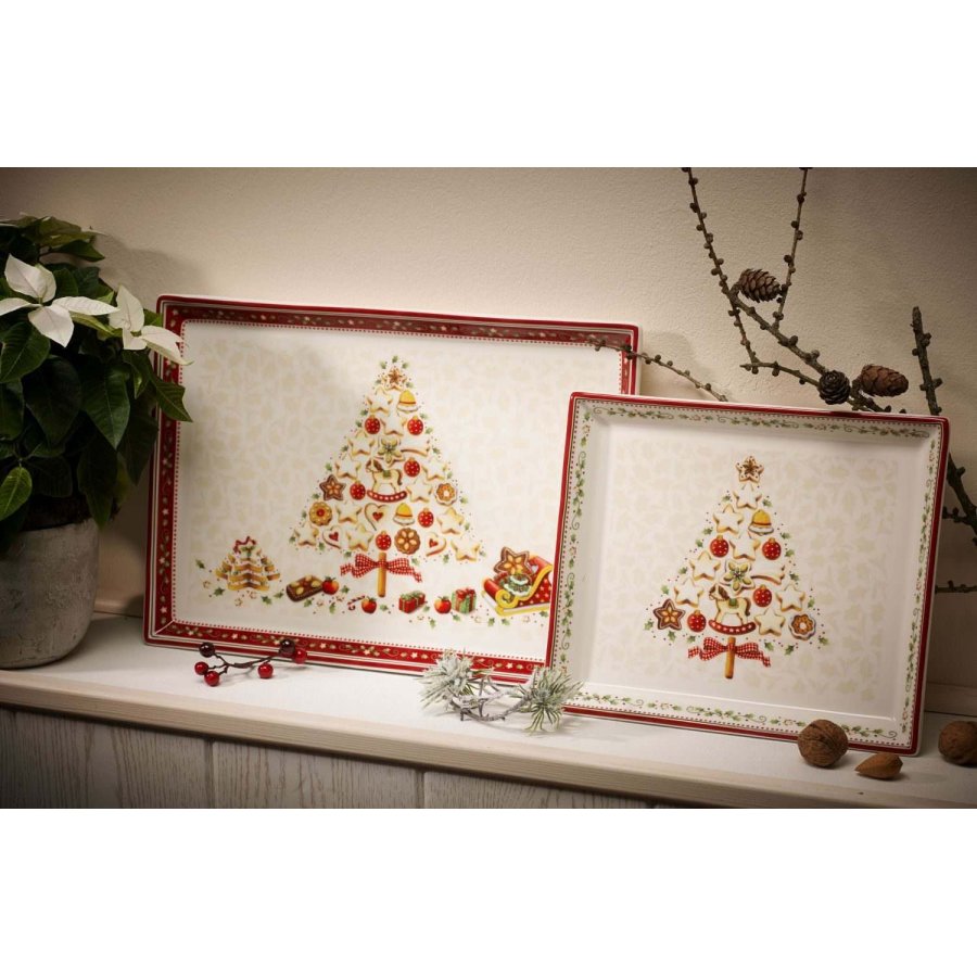Villeroy & Boch Winter Bakery Delight Serveringsfad 27,5x40 cm, R�d