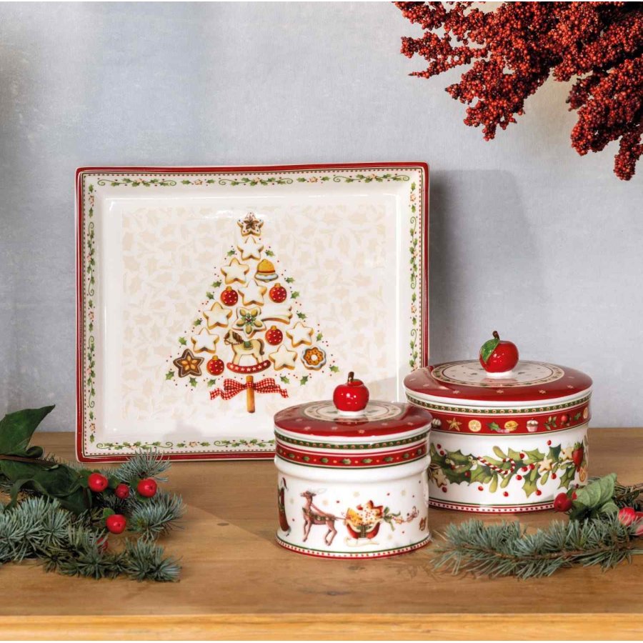 Villeroy & Boch Winter Bakery Delight Serveringsfad 22,7x27,4 cm, R�d