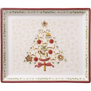Villeroy & Boch Winter Bakery Delight Serveringsfad 22,7x27,4 cm, R�d