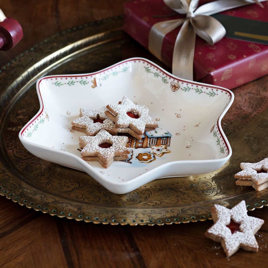 Villeroy & Boch Winter Bakery Delight Sk�l 28,5 cm, R�d/Kagemand