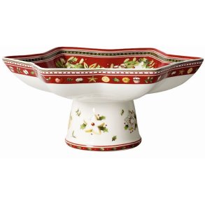 Villeroy & Boch Winter Bakery Delight Fad p� Fod 27,1 cm, R�d
