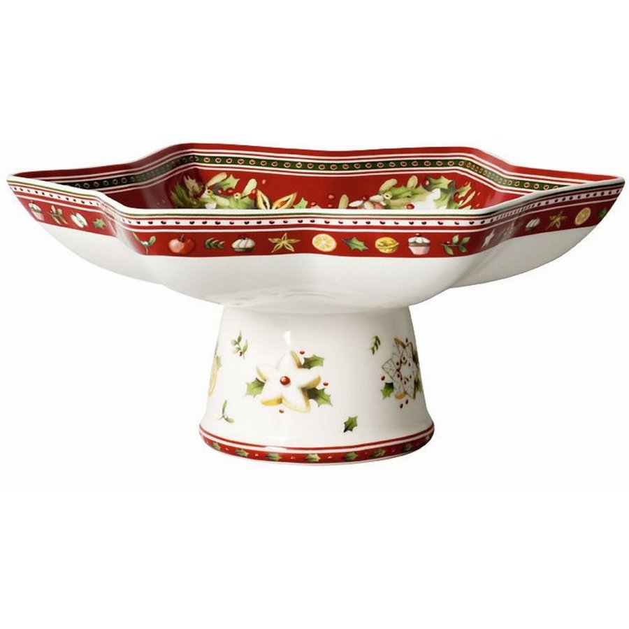 Villeroy & Boch Winter Bakery Delight Fad p� Fod 27,1 cm, R�d