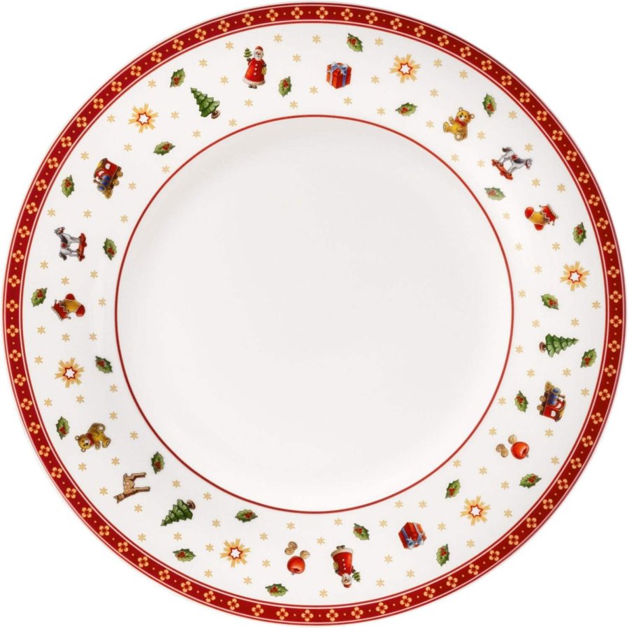 Villeroy & Boch Toy's Delight Specials Tallerken 26,8 cm, Hvid/R�d