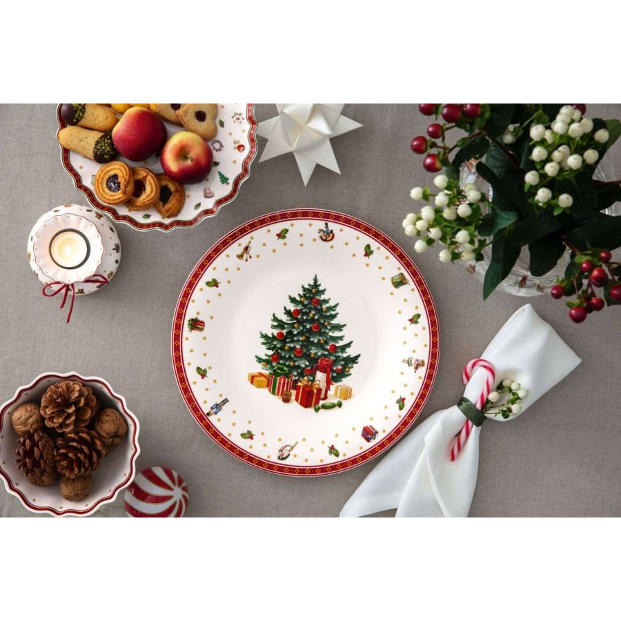 Villeroy & Boch Toy's Delight Specials Serveringsfad �30,2 cm, Hvid/R�d