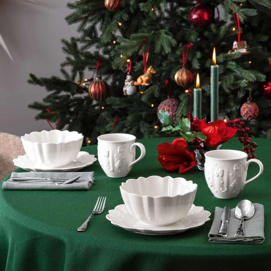 Villeroy & Boch Toy's Delight Royal Classic Morgenmadss�t 6 Dele, Hvid