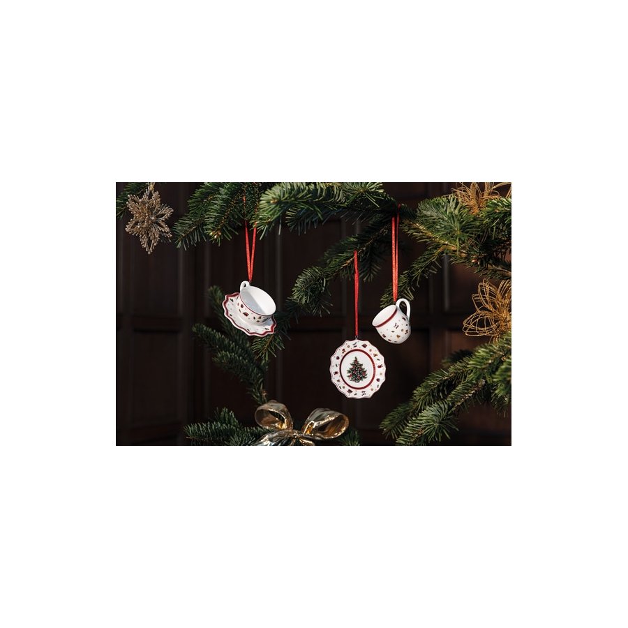 Villeroy & Boch Toy's Delight Ornament 3 stk. 7 cm, Hvid