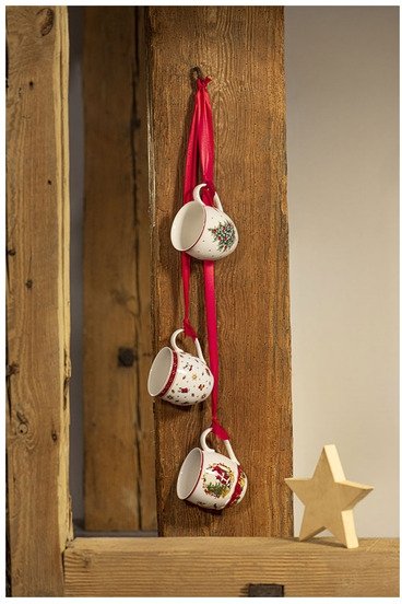 Villeroy & Boch Toy's Delight Ornament 3 stk. 7 cm, Hvid