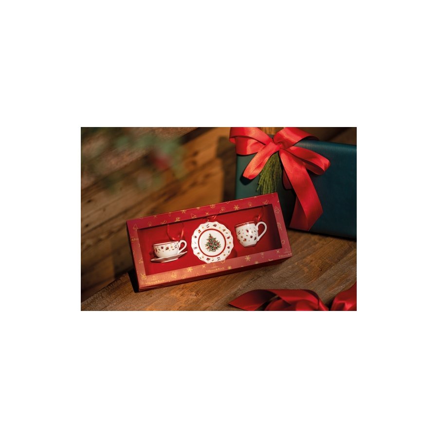 Villeroy & Boch Toy's Delight Ornament 3 stk. 7 cm, Hvid