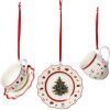 Villeroy & Boch Toy's Delight Ornament 3 stk. 7 cm, Hvid