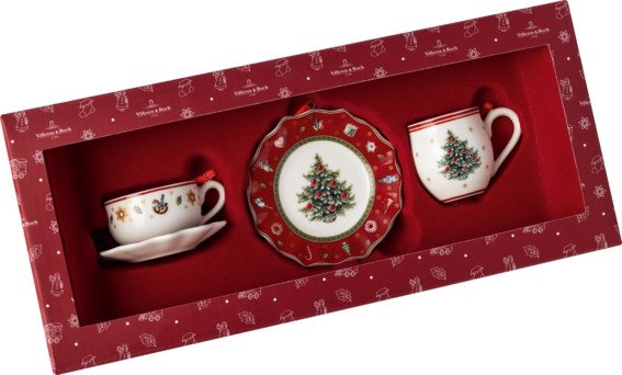 Villeroy & Boch Toy's Delight Christbaumschmuck 3er Set 7 cm, Rot