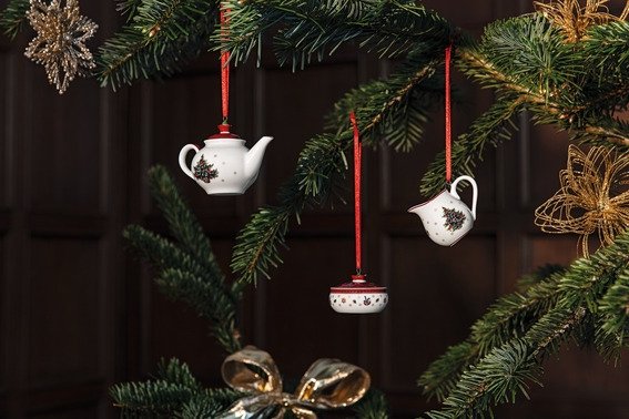 Villeroy & Boch Toy's Delight Ornament 3 stk. 6,3 cm, Rd