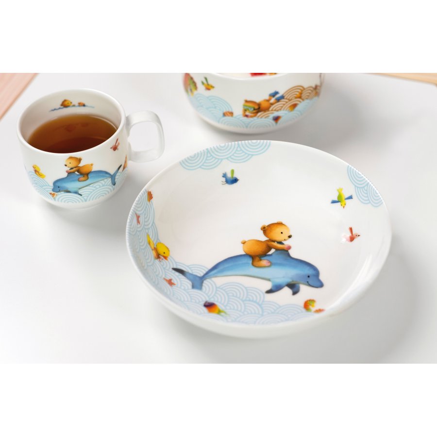 Villeroy & Boch Kiddy Bears Dyb Tallerken 18,7 cm, Bl�