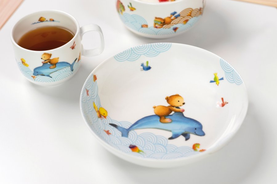 Villeroy & Boch Kiddy Bears Dyb Tallerken 18,7 cm, Bl�