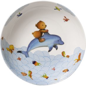 Villeroy & Boch Kiddy Bears Dyb Tallerken 18,7 cm, Bl�