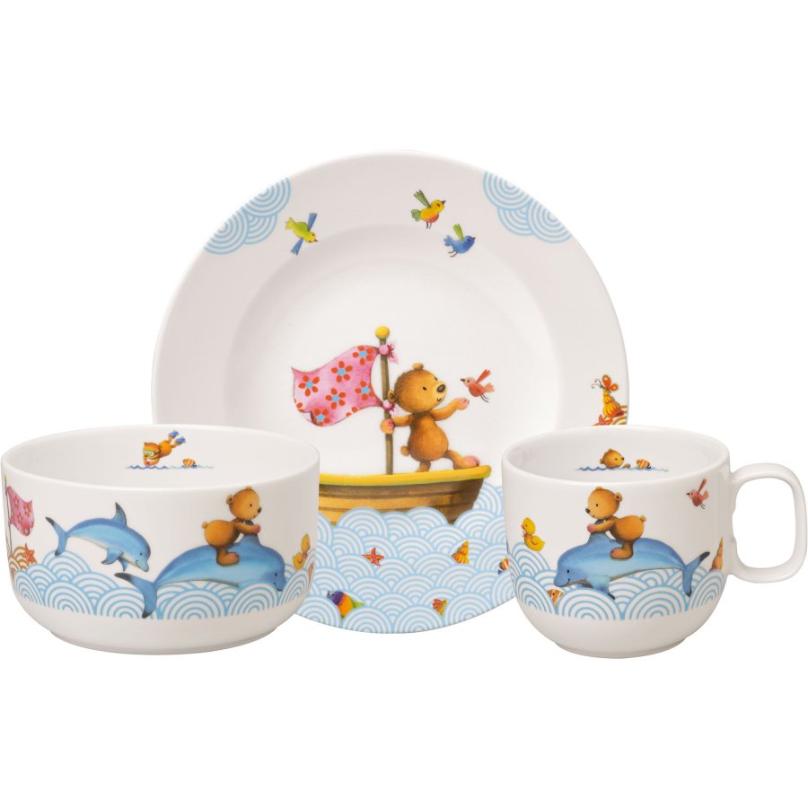 Villeroy & Boch Kiddy Bears B�rnes�t 3 Dele, Bl�