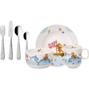 Villeroy & Boch Kiddy Bears B�rnes�t 7 Dele, Bl�