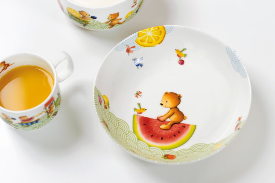 Villeroy & Boch Kiddy Bears Dyb Tallerken 18,7 cm, Gr�n