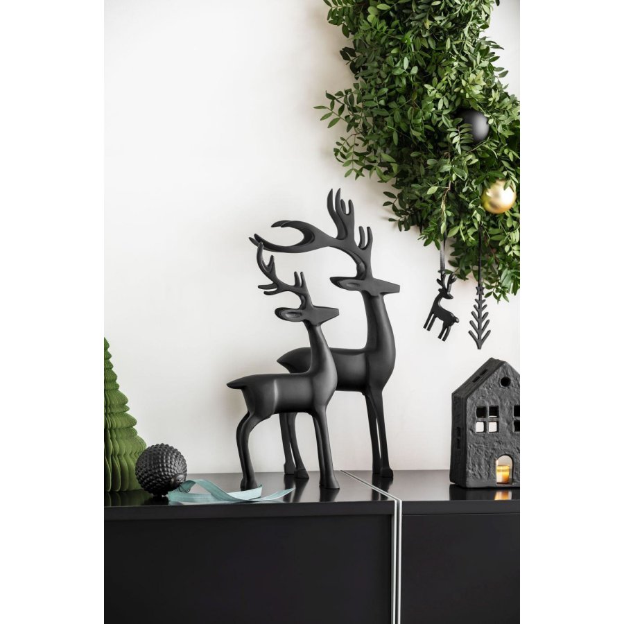 Villeroy & Boch Christmas Chic Deko Hjort H36 cm, Sort