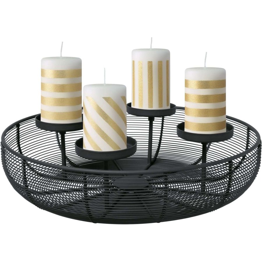 Villeroy & Boch Christmas Chic Adventstage �36 cm, Sort
