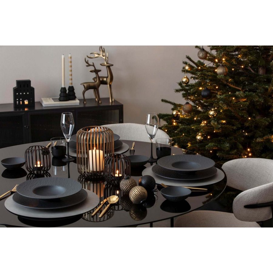 Villeroy & Boch Christmas Chic Julekugler 3 stk, Sort