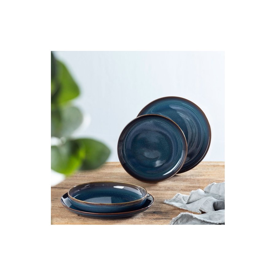 Villeroy & Boch Crafted Denim Middagsst 4 Dele, Bl