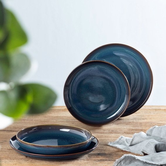 Villeroy & Boch Crafted Denim Middagsst 4 Dele, Bl