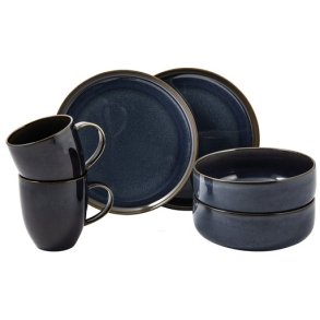Villeroy & Boch Crafted Denim Frhstcksset 6-teilig, Blau