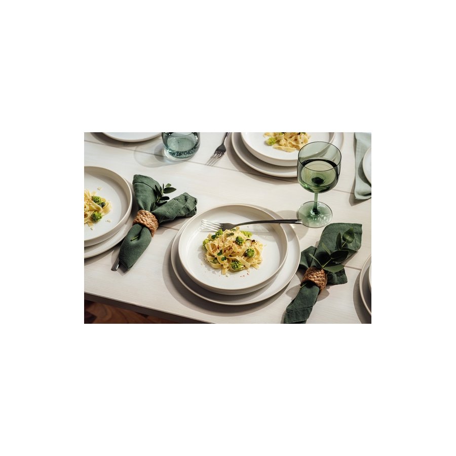 Villeroy & Boch Crafted Cotton Pastatallerken 21,5 cm, Hvid