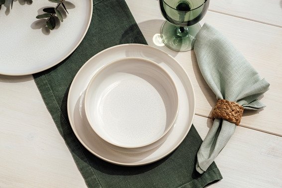 Villeroy & Boch Crafted Cotton Pastatallerken 21,5 cm, Hvid