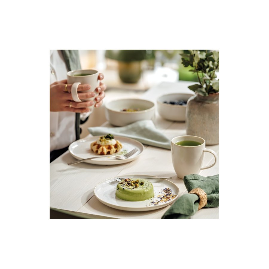 Villeroy & Boch Crafted Cotton Morgenmadsst 6 Dele, Hvid