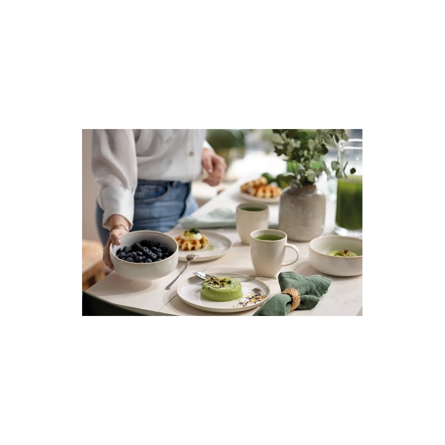 Villeroy & Boch Crafted Cotton Morgenmadsst 6 Dele, Hvid