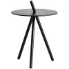 WOUD Come Here Sidebord H45 cm, Sortmalet Eg