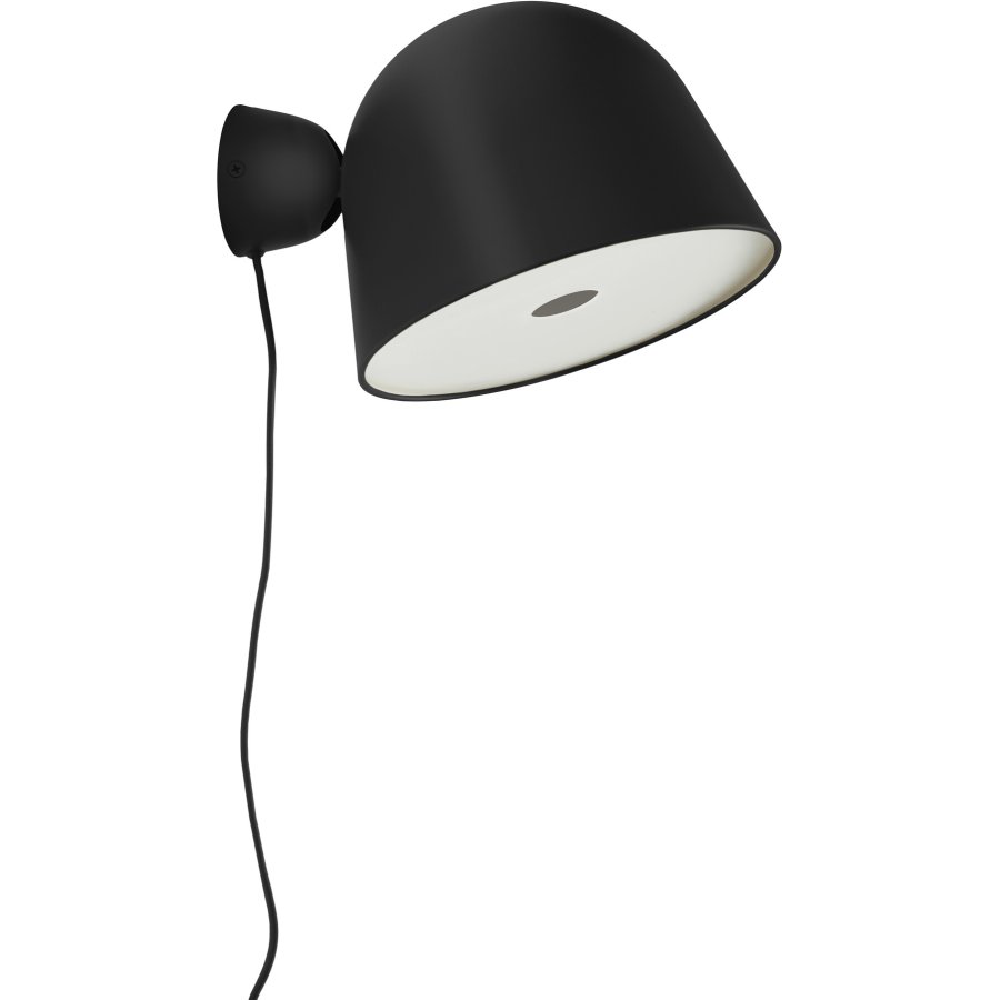 WOUD Kuppi Wandlampe 24 cm, Schwarz