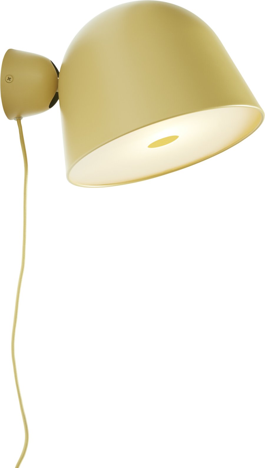 WOUD Kuppi Wandlampe 24 cm, Mustard