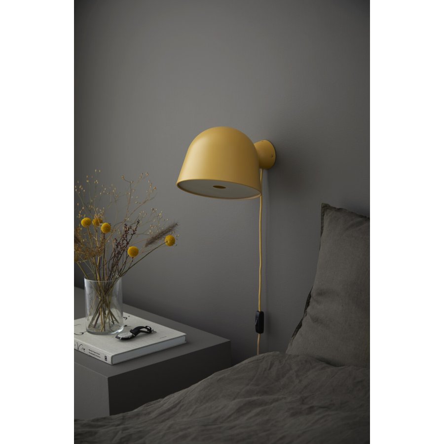 WOUD Kuppi Wandlampe 24 cm, Mustard