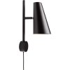 WOUD Cono Wandlampe 17 cm, Schwarz