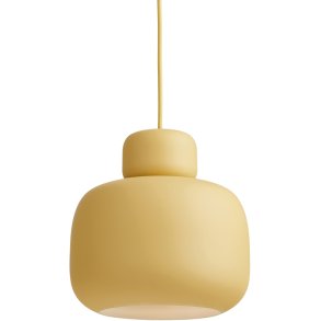 WOUD Stone Hanglamp �24 cm, Mustard Yellow Pantone