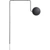 WOUD Mercury Wandlampe H152,1 cm, Schwarz